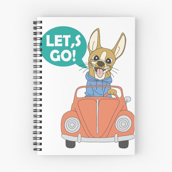 Item preview, Lets Go Funny Dog Driving A Car Graphic Design designed and sold by zoripet Store.