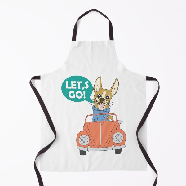Item preview, Lets Go Funny Dog Driving A Car Graphic Design designed and sold by zoripet Store.
