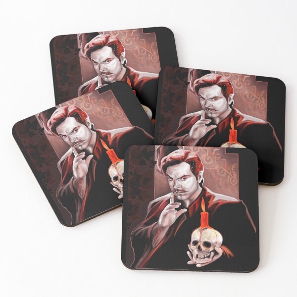 Item preview, Orson Welles The Red candle Skull, painting designed and sold by AK-Hevonen.