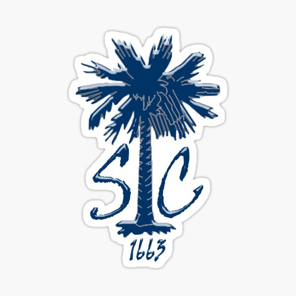 South Carolina Native Decal SC Palmetto Tree Gamecocks Beach Car Window Sticker