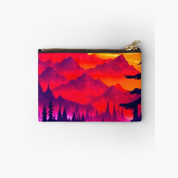 Item preview, Aesthetic Mountain River View Print designed and sold by supeart.