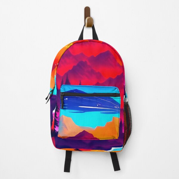 Item preview, Aesthetic Mountain River View Print designed and sold by supeart.