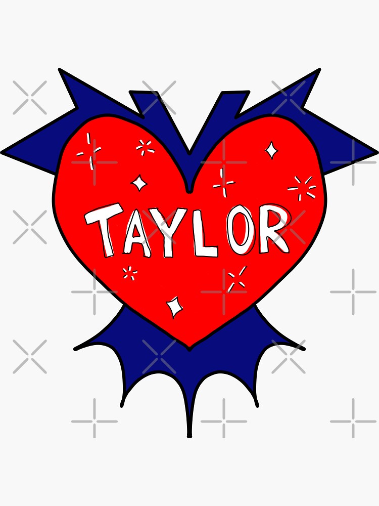 Taylor Swift Heart Graphic | Sticker