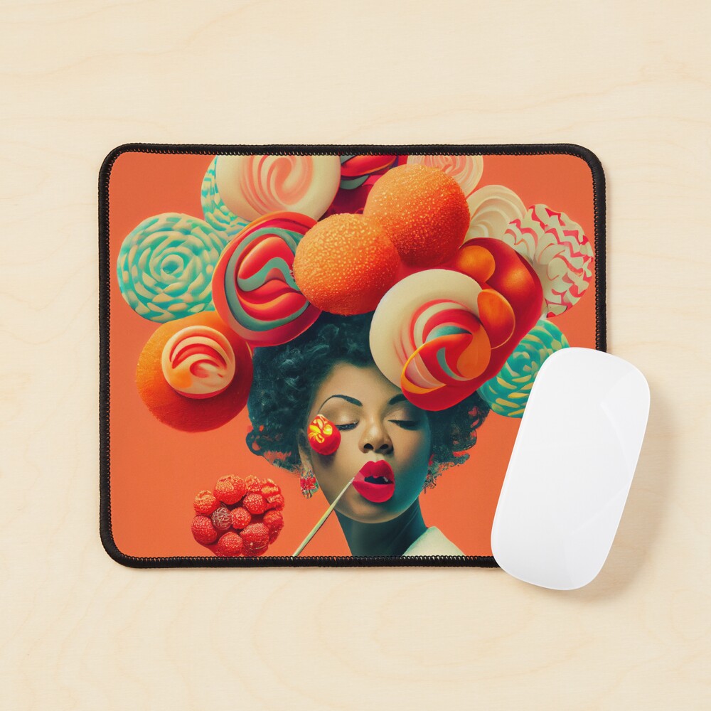 Vista previa del artículo con la obra «Alfombrilla de ratón», diseñado y vendido por CodeAndColors.