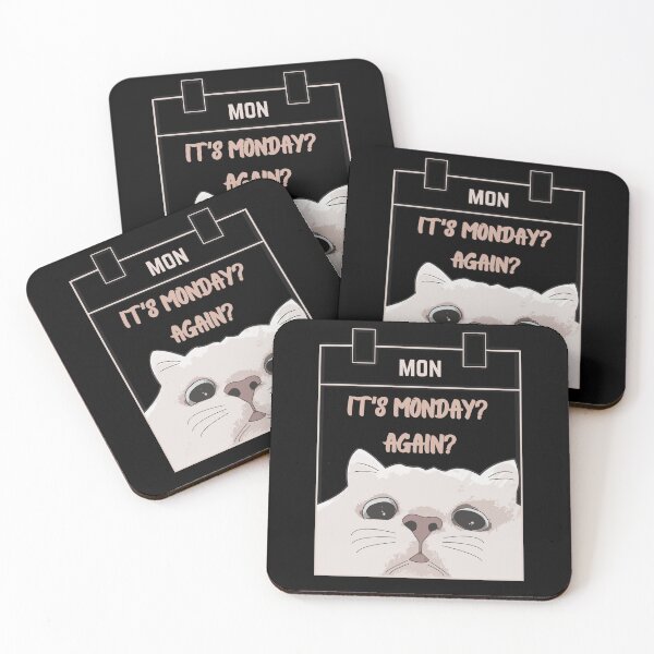 Item preview, Cat hates Monday designed and sold by Malina3.