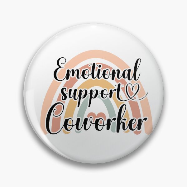 Item preview, Emotional Support Coworker - Coworker Gift designed and sold by stickersworld31.