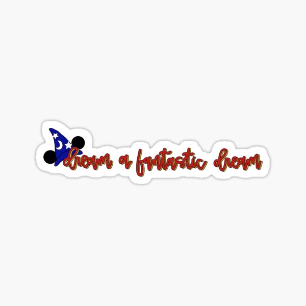 fantastic dream Sticker