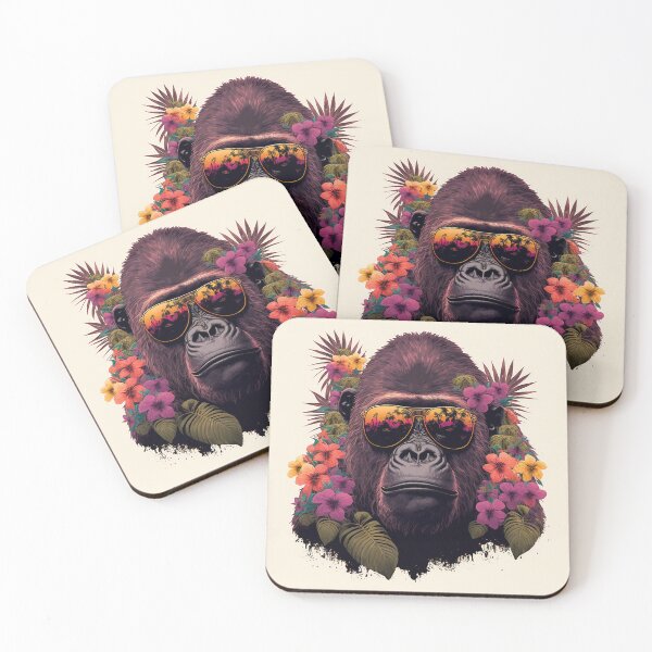 Item preview, Super cool gorilla in sunglasses  designed and sold by Maryberry96.