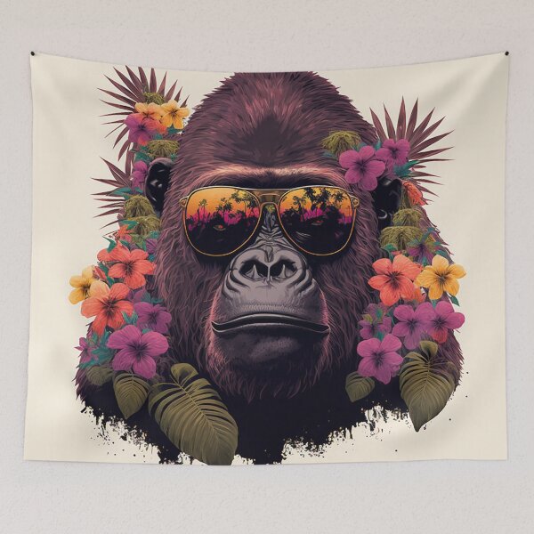 Item preview, Super cool gorilla in sunglasses  designed and sold by Maryberry96.