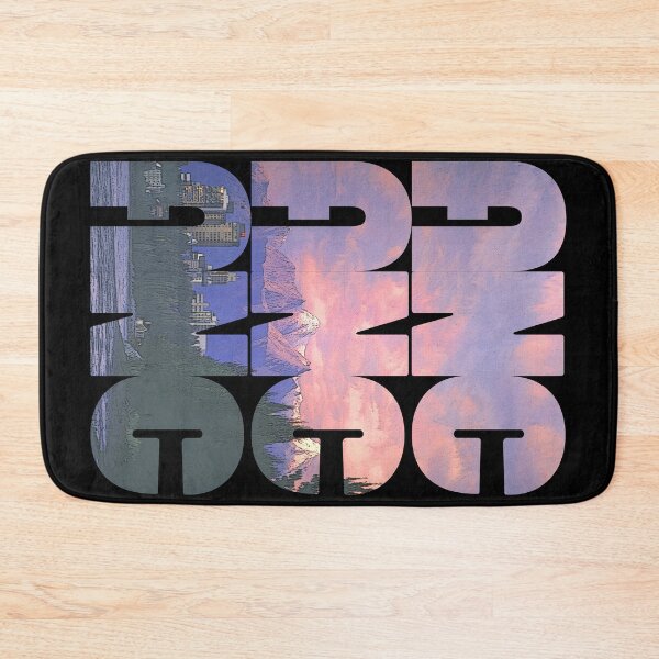 Item preview, Anchorage, Alaska ANC Sunset Cityscape Repeating Pattern designed and sold by CrabbyLobster.