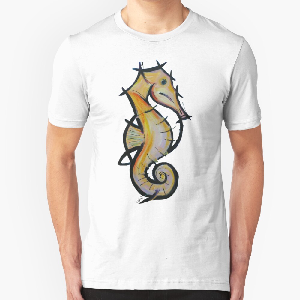 Large Seahorse Slim Fit T-Shirt