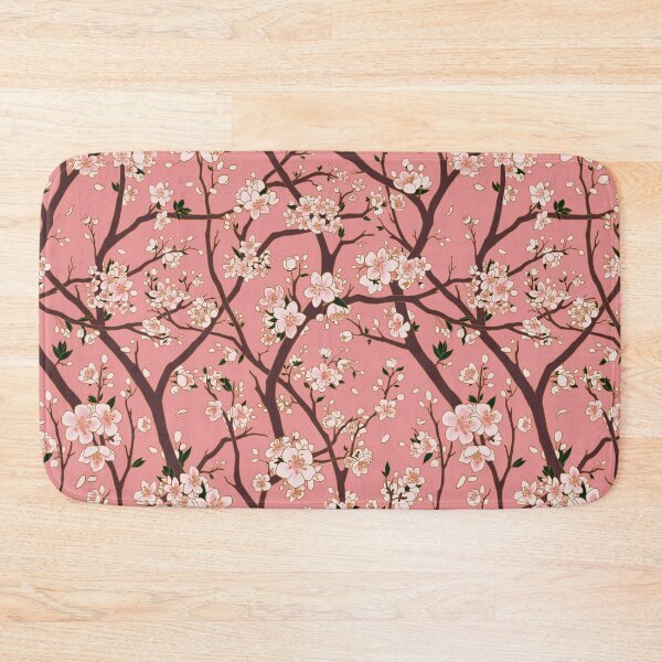 Item preview, Pink Cherry Blossom Sakura Seamless Design designed and sold by KaleyObsidia.