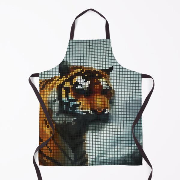 Item preview, Tiger Pixel 8-bit Art designed and sold by PixelDripped.