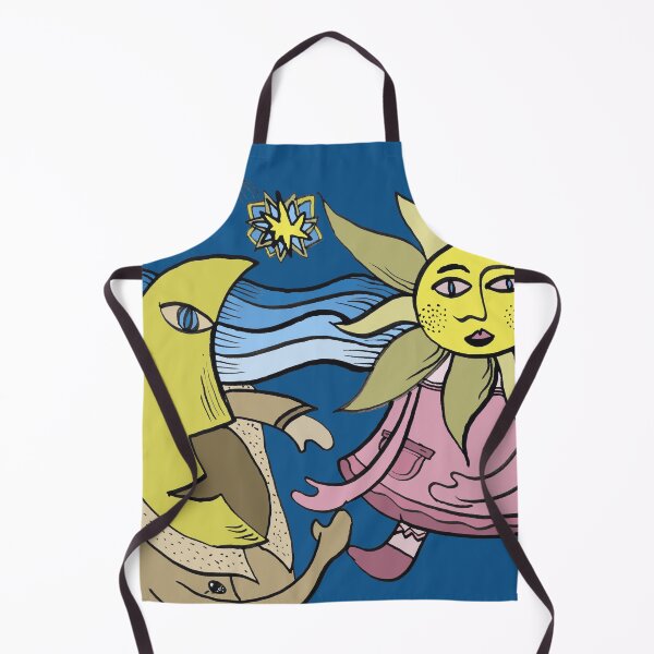 Item preview, The Sun and the Moon - Night colors "Figurative Drawings" designed and sold by Istvan Ocztos.