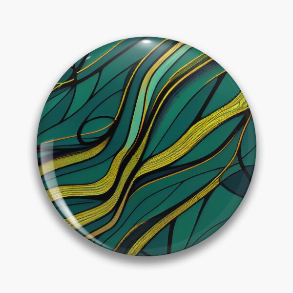 Artikelvorschau, Intense Irregular Green Line Pattern Digital Painting entworfen und verkauft von CodeAndColors.