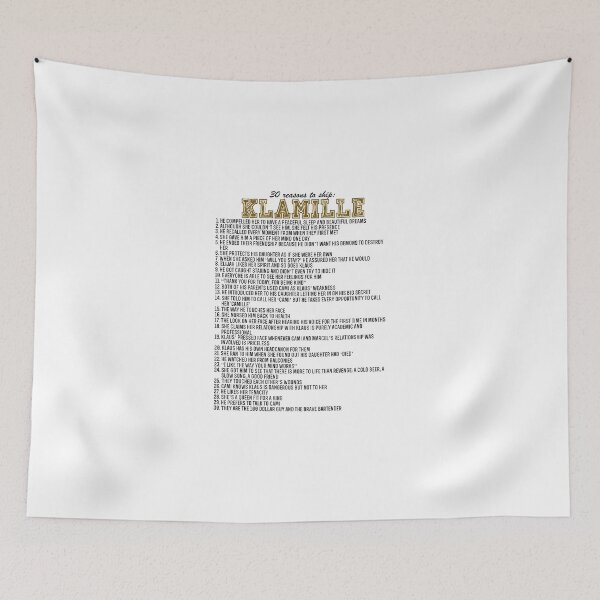 Item preview, 30 reasons to ship Klamille designed and sold by meme993.
