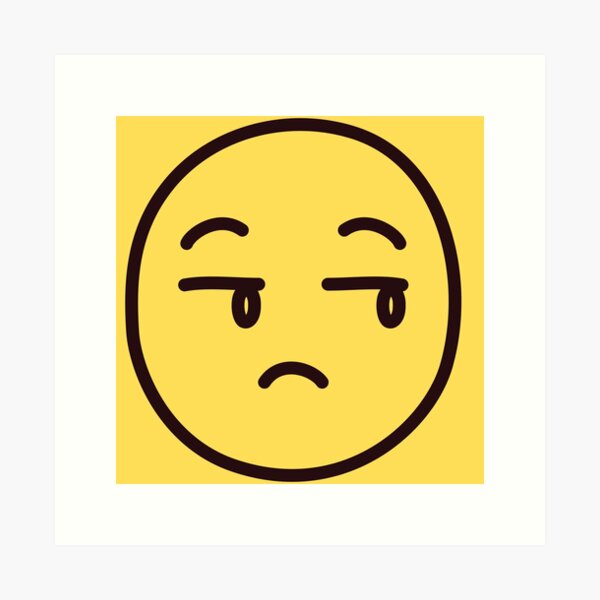 Sad Face Meme Art Prints for Sale