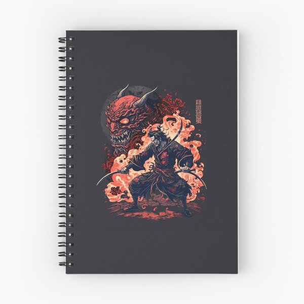 Item preview, The samurai and the oni designed and sold by PrettyzombieArt.