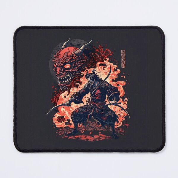 Item preview, The samurai and the oni designed and sold by PrettyzombieArt.