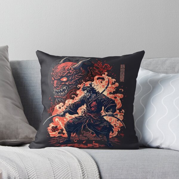 Item preview, The samurai and the oni designed and sold by PrettyzombieArt.