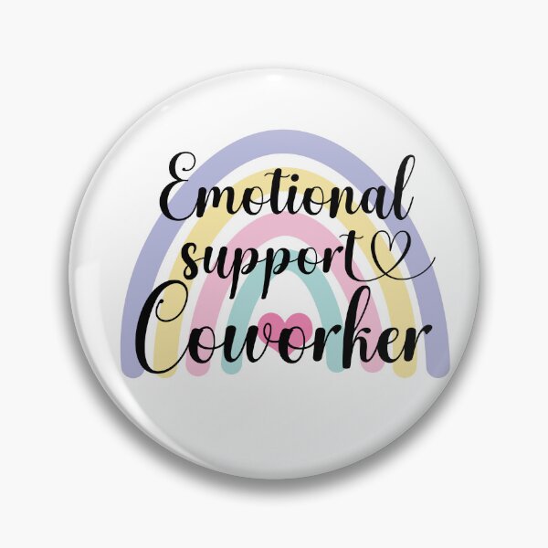 Item preview, Emotional Support Coworker - Coworker Gift designed and sold by stickersworld31.