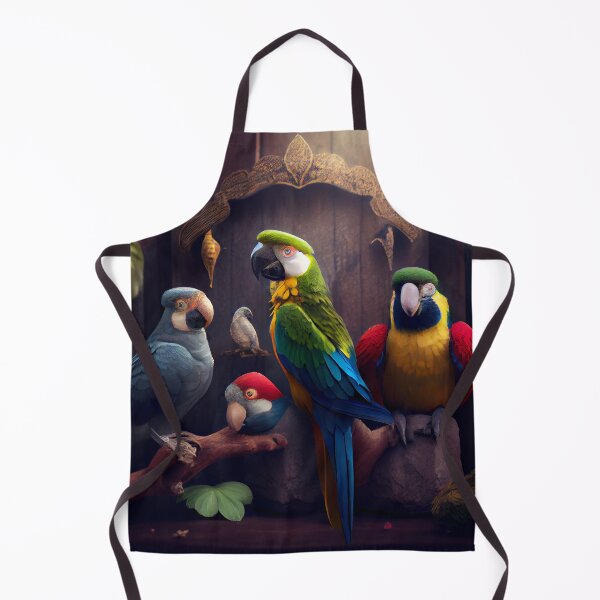 Artikelvorschau, Parrot  Friends Digital Painting entworfen und verkauft von CodeAndColors.