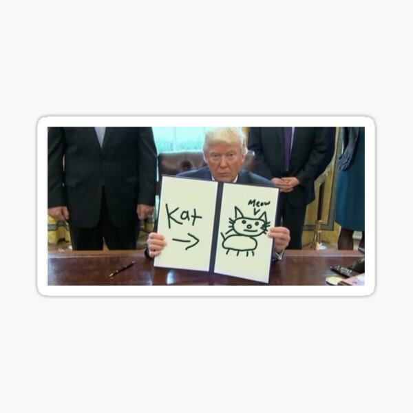 Vista previa del artículo con la obra « Primera orden del día de Trump: Kat», diseñado y vendido por MemeTees69.