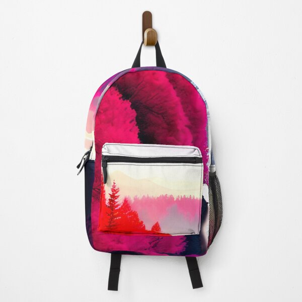 Item preview, Nature Vibe Red Forest & River Print designed and sold by supeart.