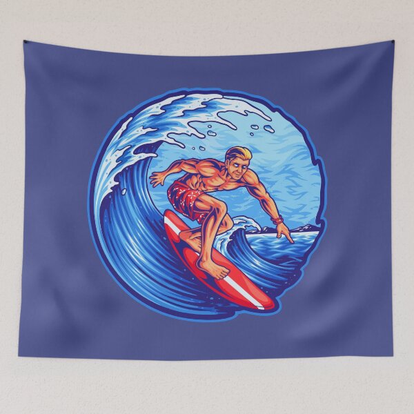 Item preview, surfing funny surfer humor surfboard Beach stay trendy for Summer designed and sold by AssamFT.