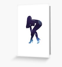 Woman Greeting Card