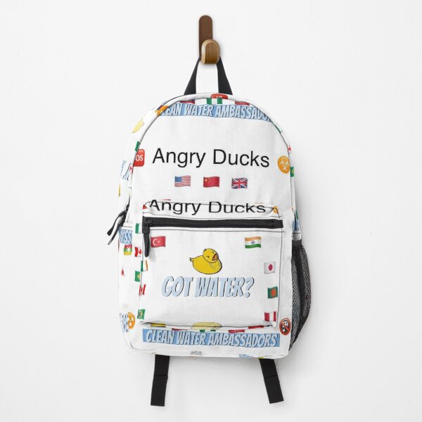 Item preview, Angry Ducks Clean Water Ambassadors World Flags designed and sold by Kin9Me.