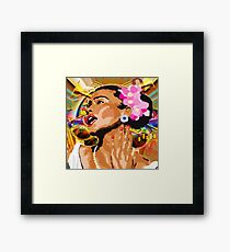 JAZZ SINGER Framed Print