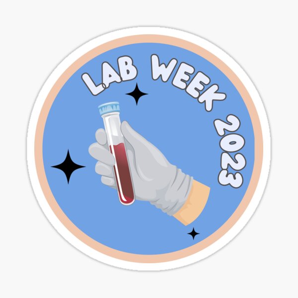 "Lab Week 2023" Sticker for Sale by slographics Redbubble