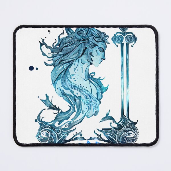 Item preview, Aquarius Zodiac Sign designed and sold by PosterManiaRo.