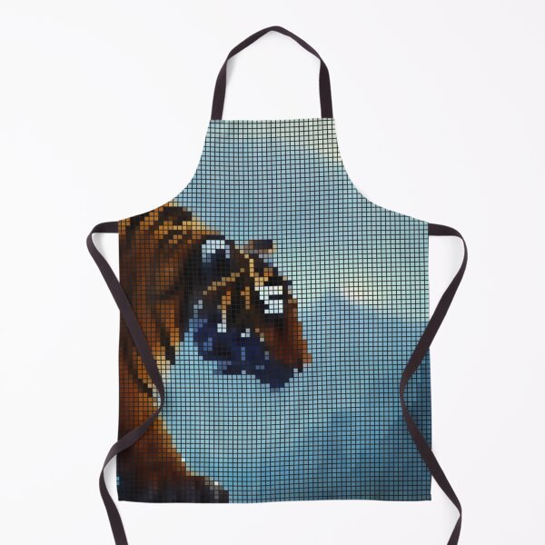Item preview, Tiger Pixel 8-bit Art designed and sold by PixelDripped.