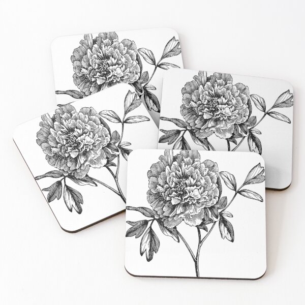Item preview, "Elegant Elegance" Vintage Peony Wall Art - nature wall art, botanical flowers home decor, save the flowers,  vintage peony, Prints designed and sold by rdreubss7.