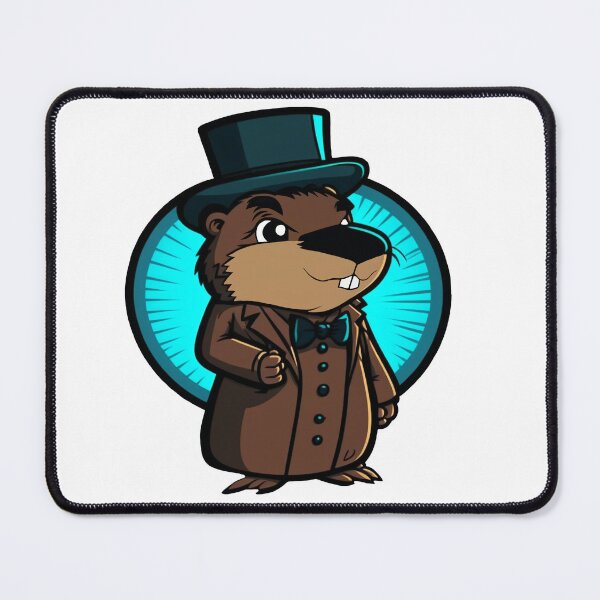 Item preview, Groundhog Day Groundhog Sticker designed and sold by ChrisM63.