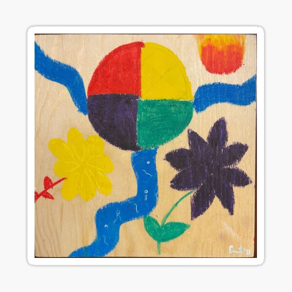 "Wood Block Art" Sticker for Sale by taglierispot Redbubble