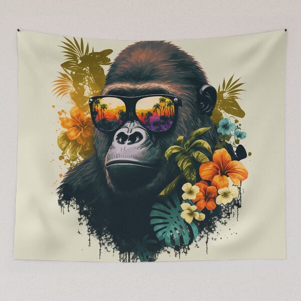 Item preview, Super cool gorilla in sunglasses  designed and sold by Maryberry96.