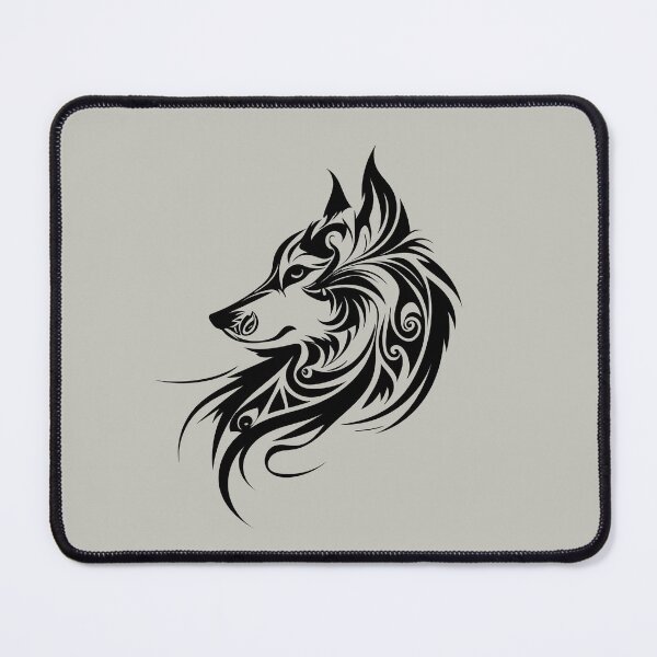 Item preview, Wolf Silhouette, Legendary Animals, Tribal Art designed and sold by nitty-gritty.