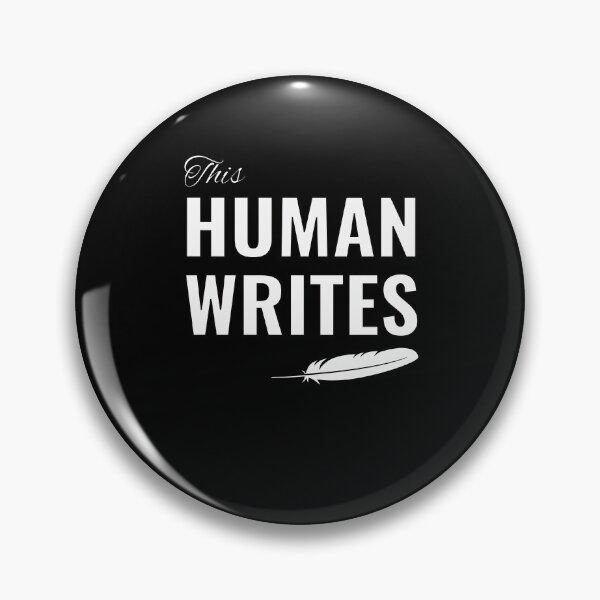 Item preview, This human writes designed and sold by CottagePop.