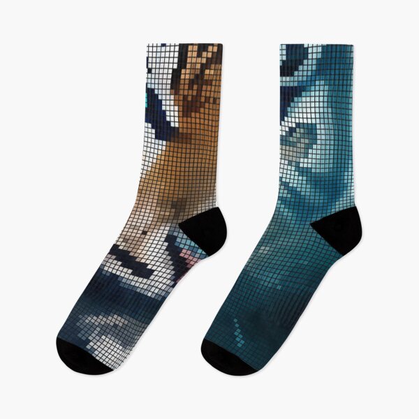 Item preview, Tiger Pixel 8-bit Art designed and sold by PixelDripped.