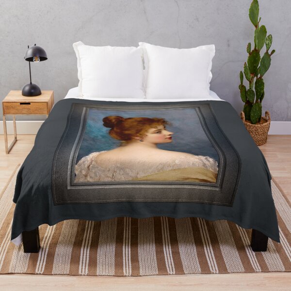 Item preview, An Italian Beauty by Eugen von Blaas Remastered Xzendor7 Classical Art Old Masters Reproductions designed and sold by Xzendor7 Digital Art Creations.