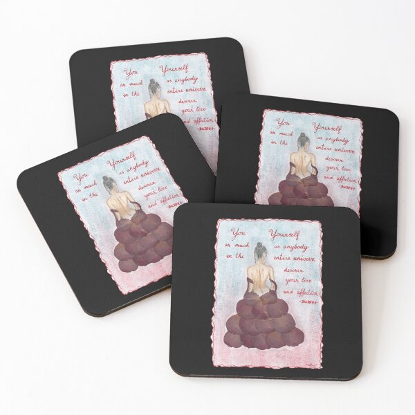 Item preview, Quote Card #16 - You yourself as much as anybody in the entire universe deserve your love and affection. - Buddha quote  designed and sold by WordsOf--Wisdom.