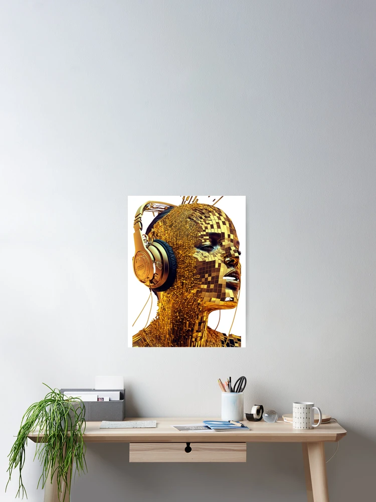 Thumbnail 2 of 3, Poster, Musical Gold designed and sold by Creative Visions.