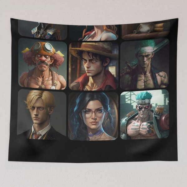 Item preview, Straw Hat Pirates - Wanted (no text) designed and sold by ai-datamancer.