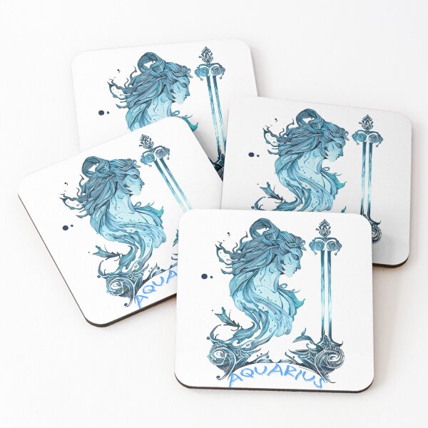 Item preview, Aquarius Zodiac Sign designed and sold by PosterManiaRo.