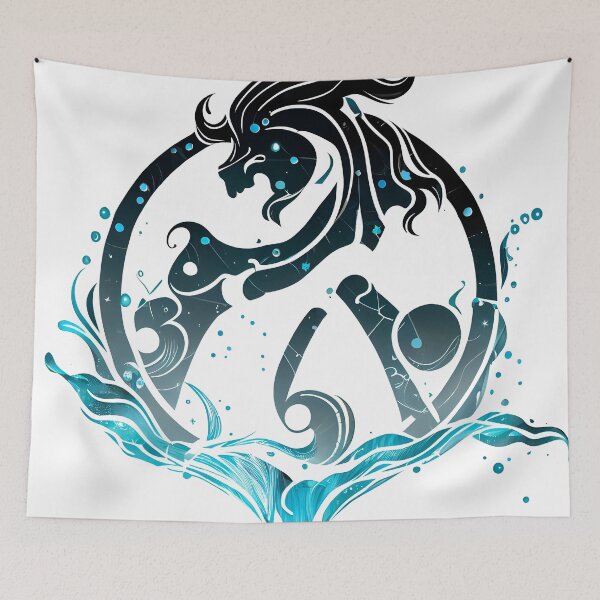 Item preview, Aquarius Zodiac Star Sign designed and sold by PosterManiaRo.