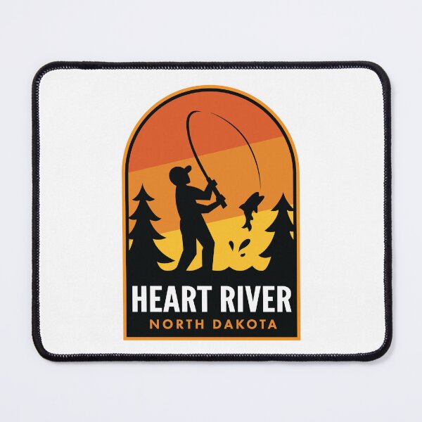 Item preview, Heart River North Dakota Fishing designed and sold by HalpinDesign.
