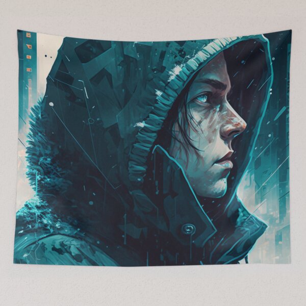 Item preview, The cold girl - I Wish It Were Colder designed and sold by senouz.